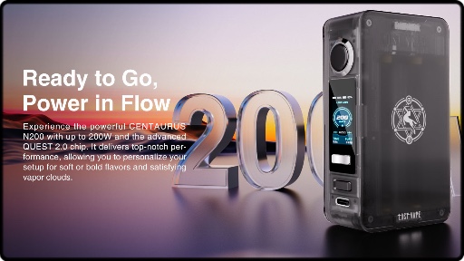 Une puissance de 200w